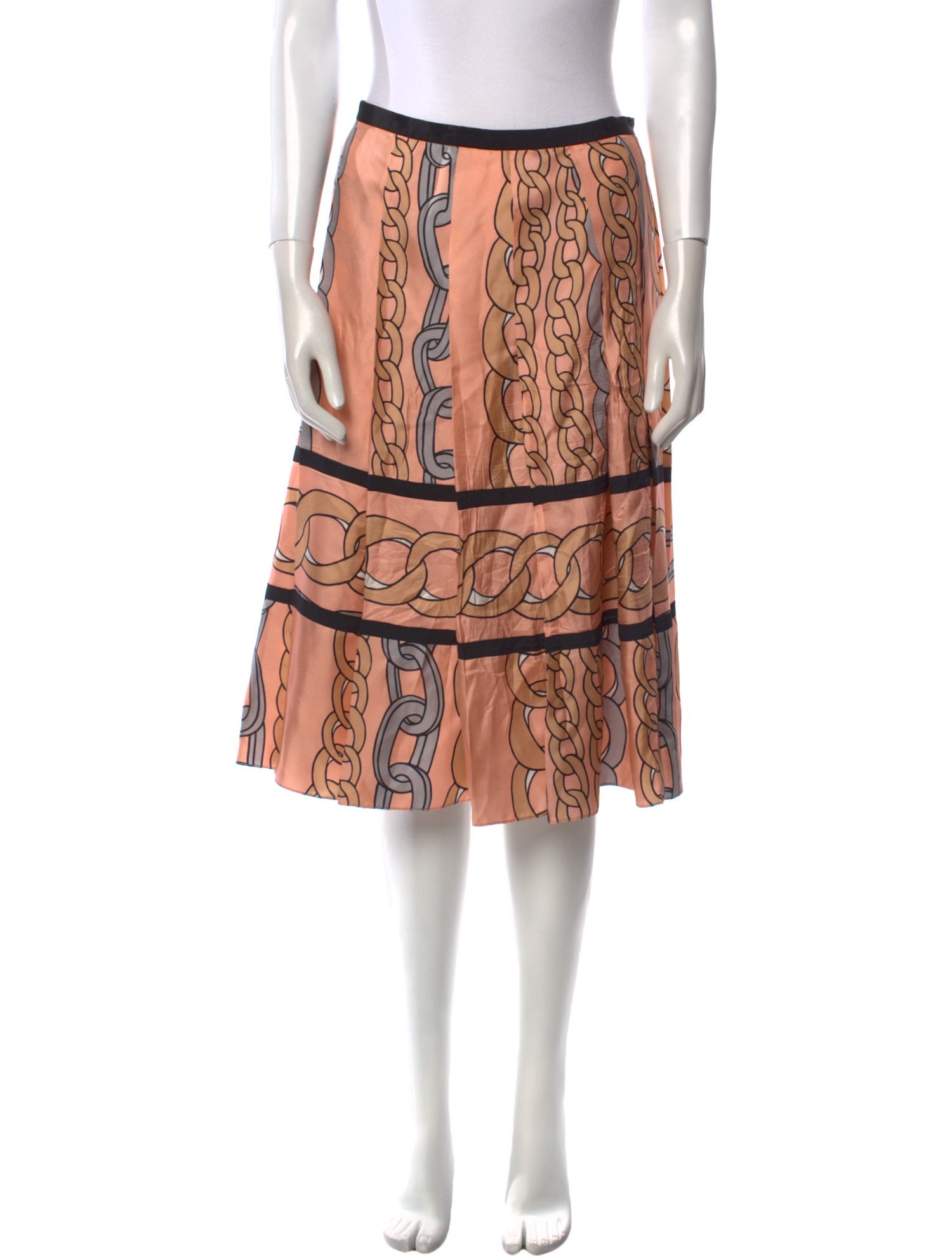 Marni Silk Knee-Length Skirt