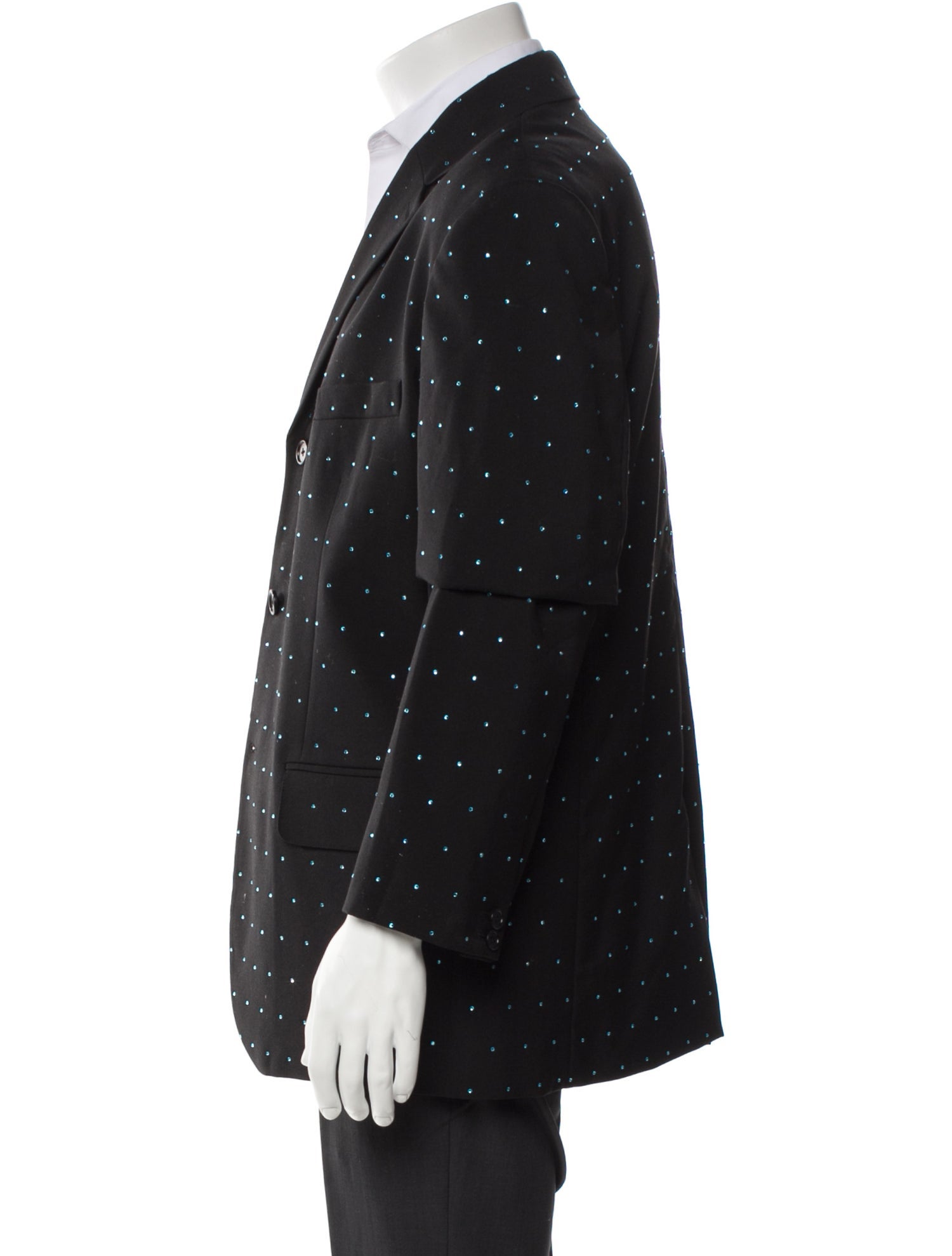 Marni Virgin Wool Crystal Embellishments Suit
