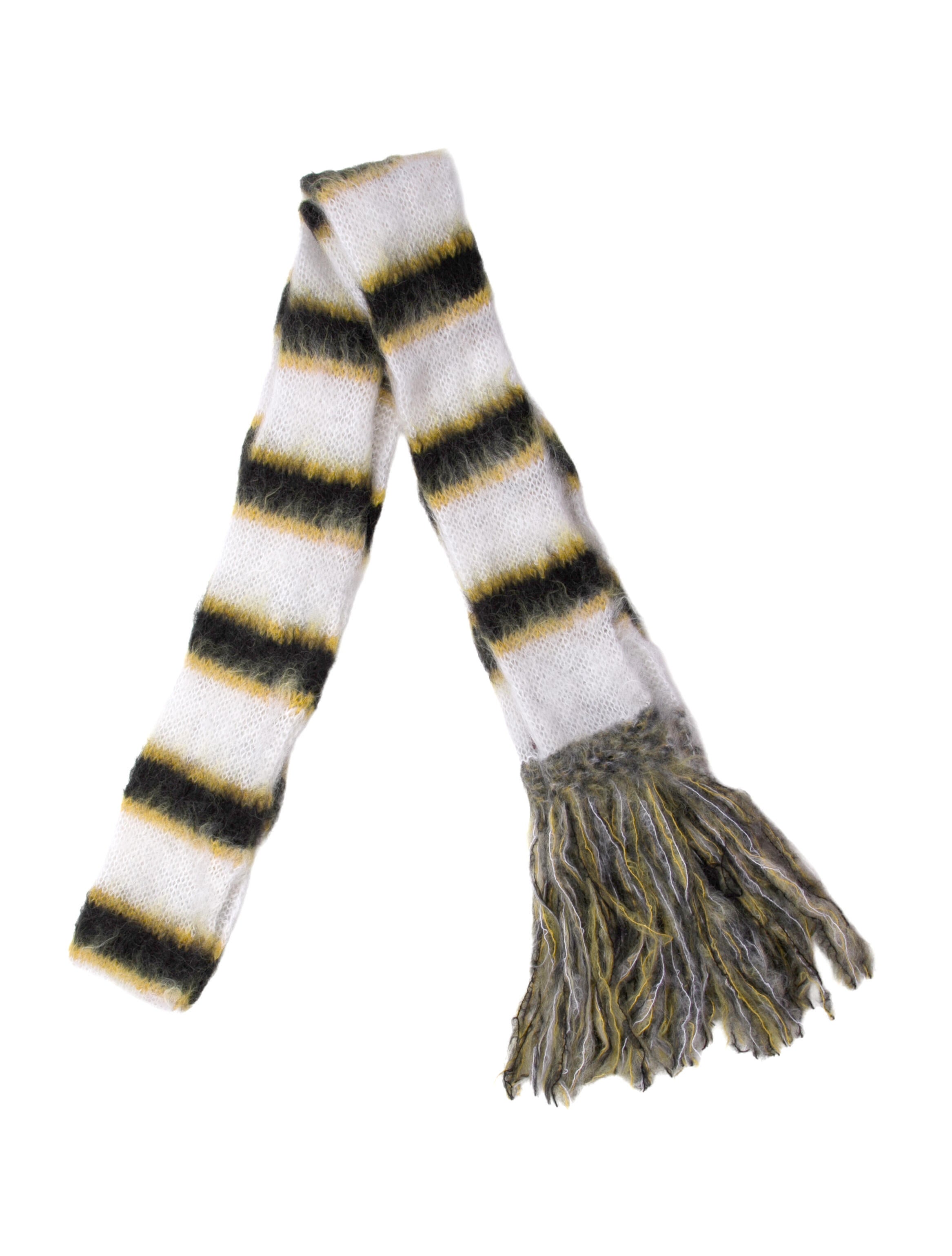 Marni Wool Striped Scarf w/ Tags