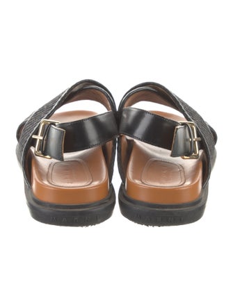 Marni Raffia Slingback Sandals