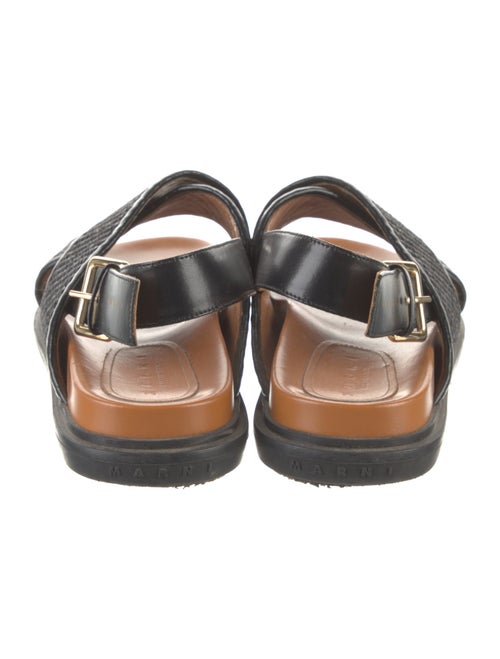 Marni Raffia Slingback Sandals
