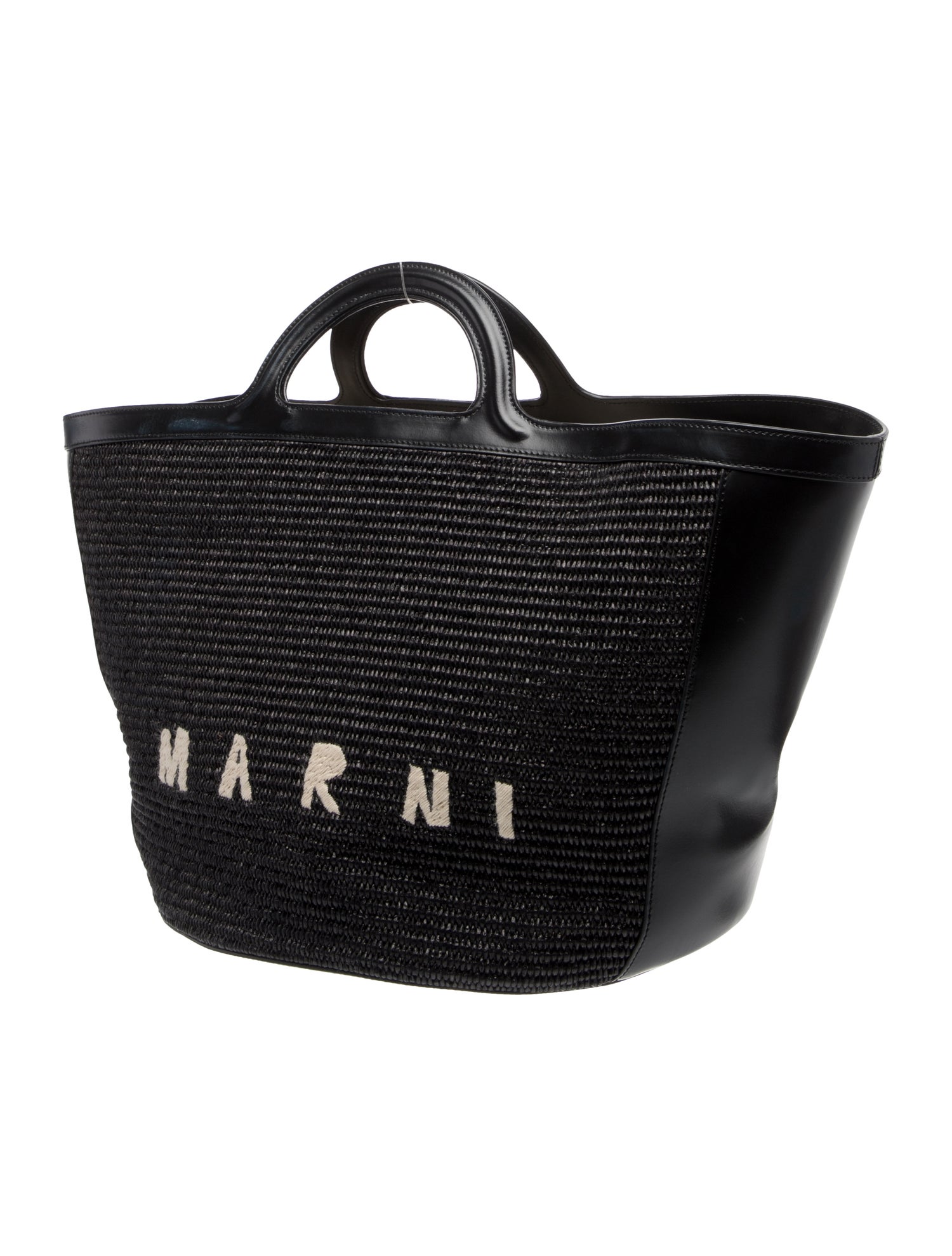 Marni Straw Top Handle Bag