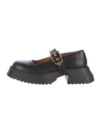 Marni Leather Mary Jane Flats