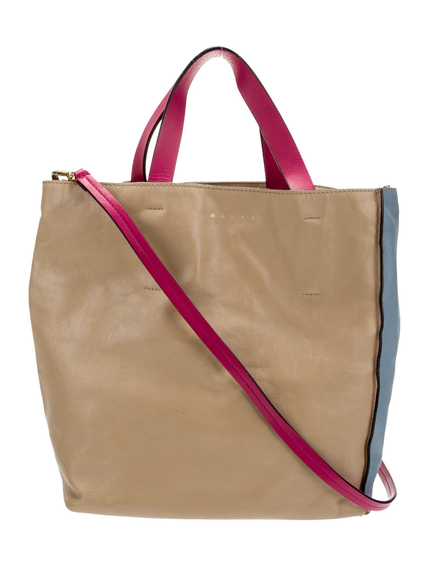 Marni Leather Top Handle Bag