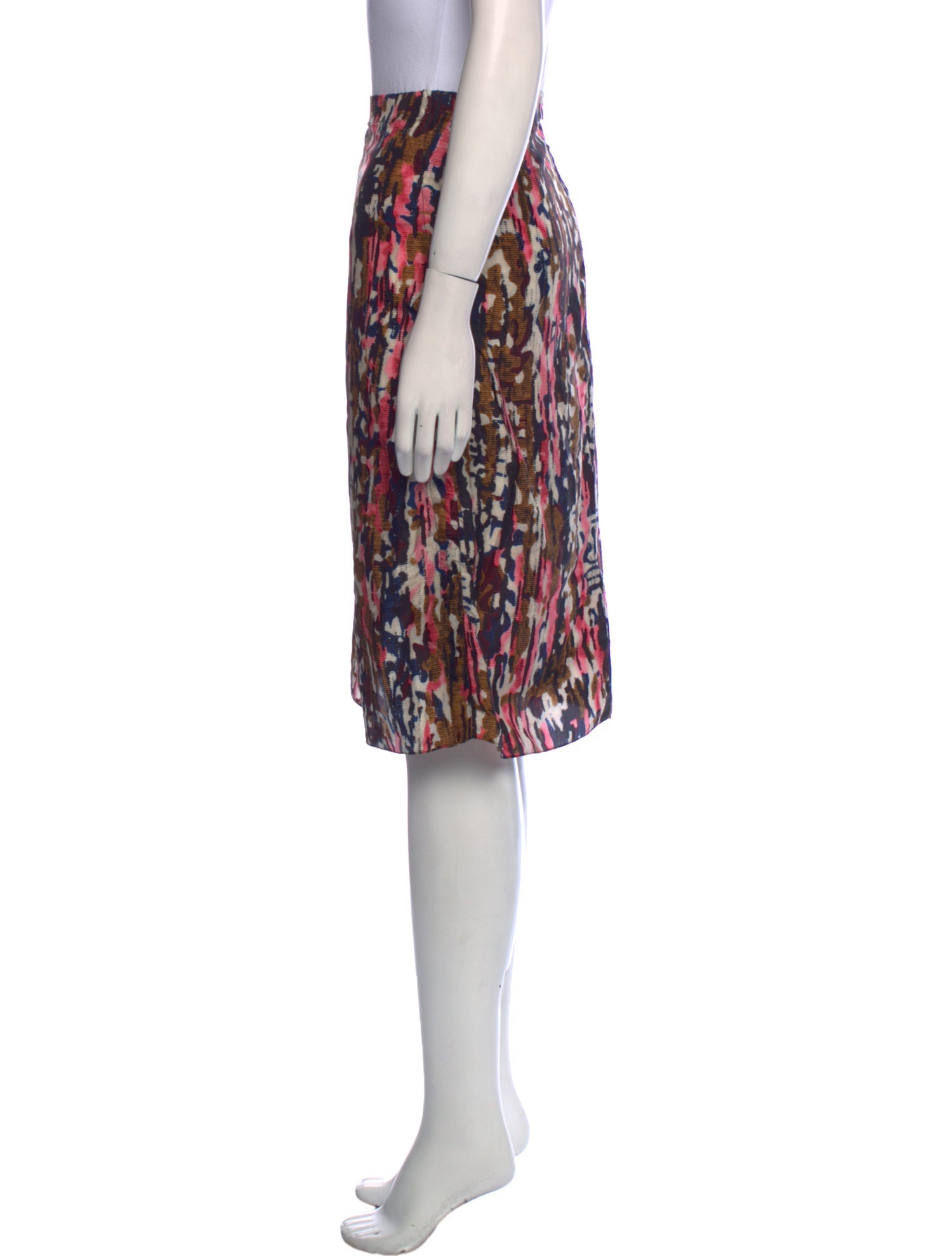 Marni Silk Knee-Length Skirt