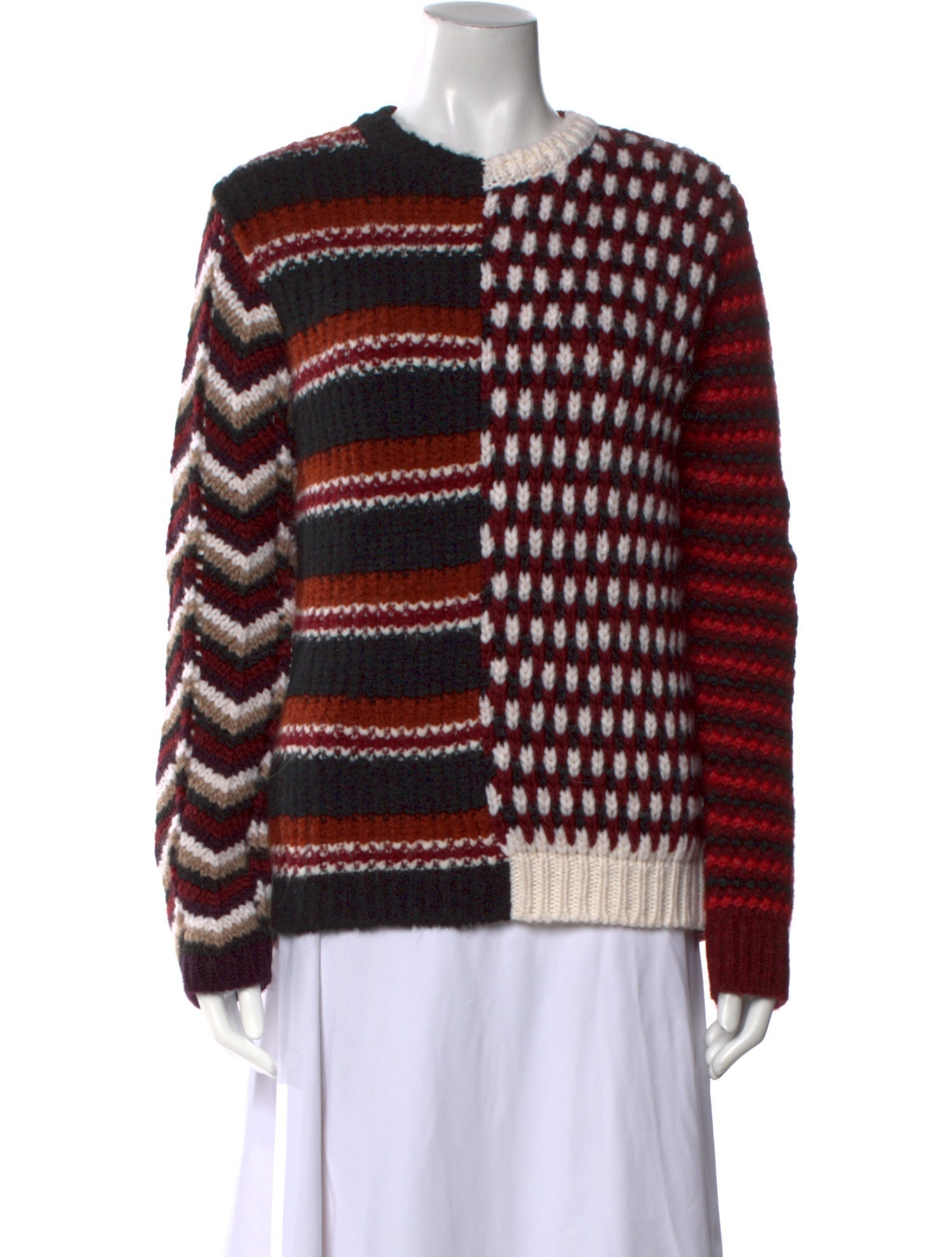 Marni Striped Crew Neck Sweater