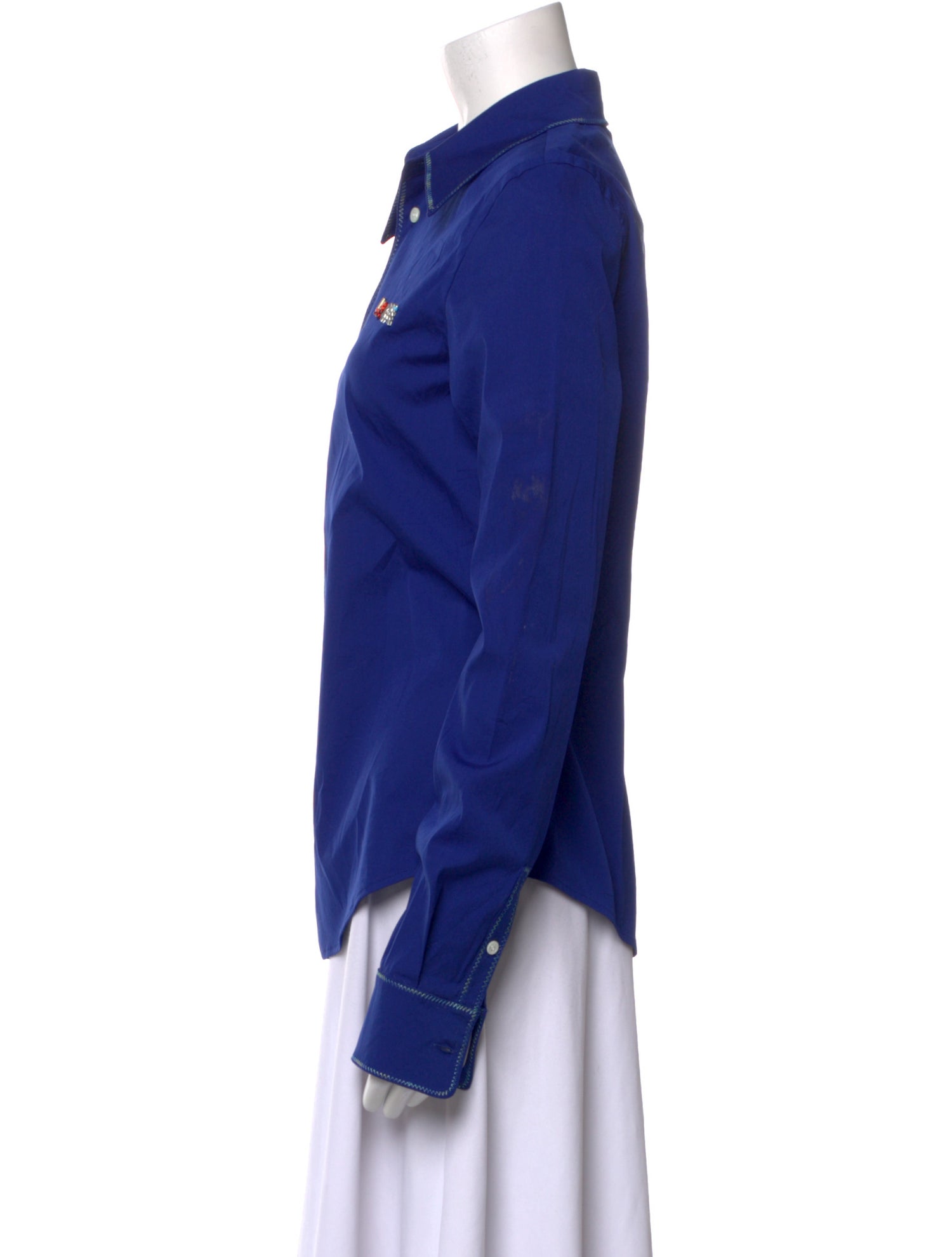 Marni Long Sleeve Button-Up Top