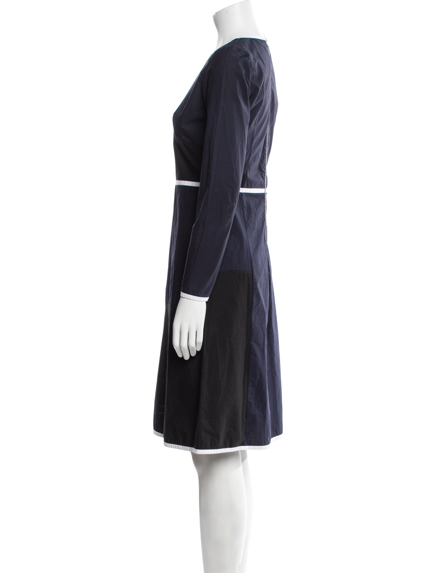 Marni Crew Neck Knee-Length Dress