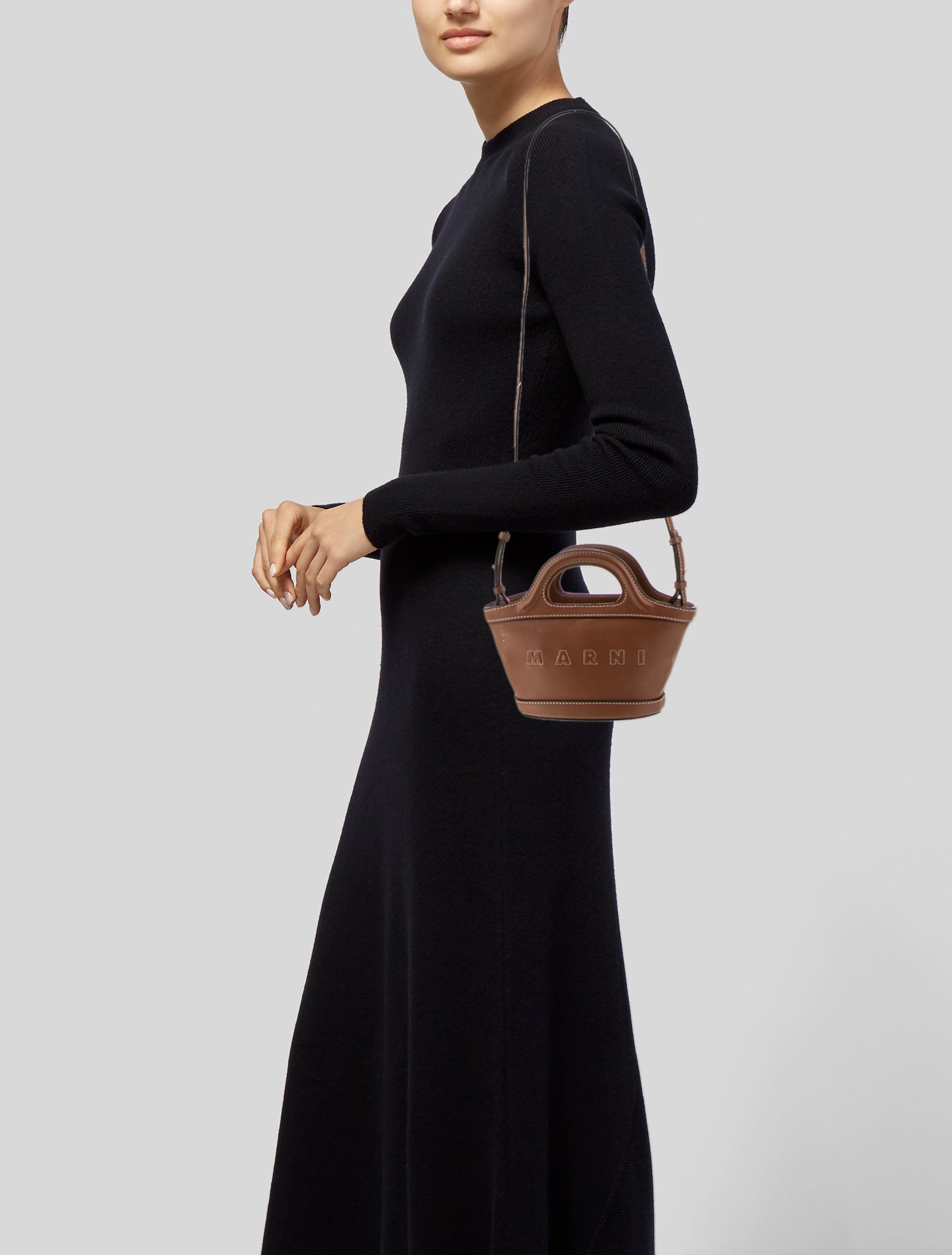 Marni Leather Top Handle Bag