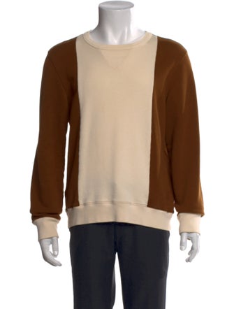 Marni Colorblock Pattern Crew Neck Sweatshirt