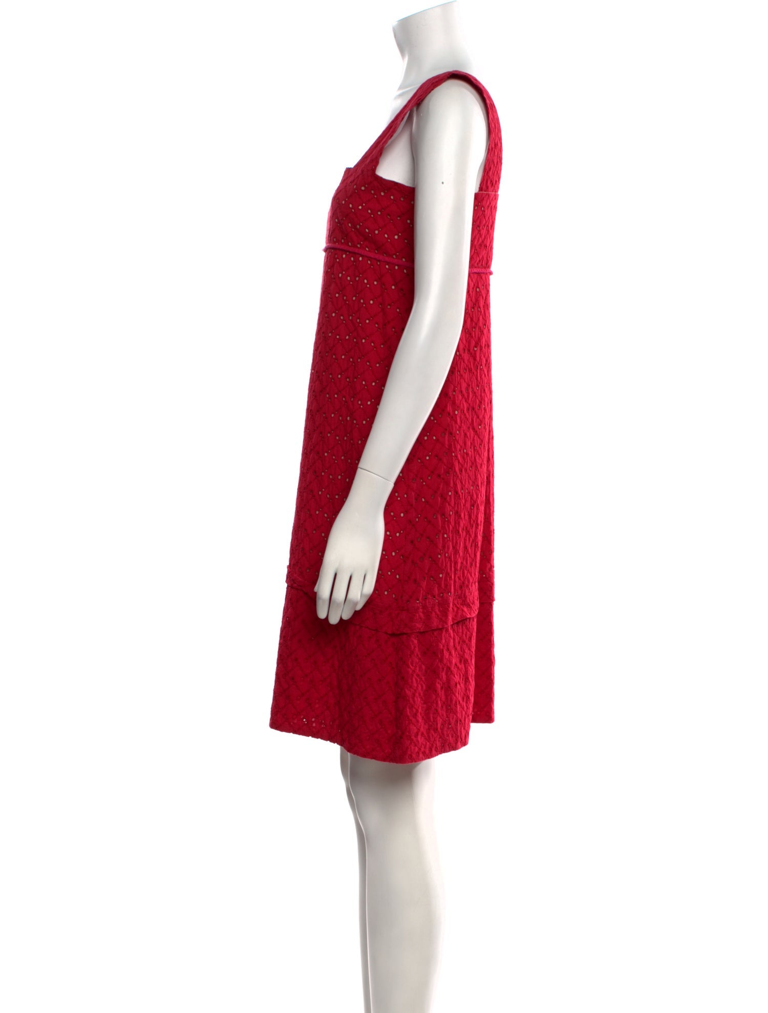 Marni Square Neckline Mini Dress