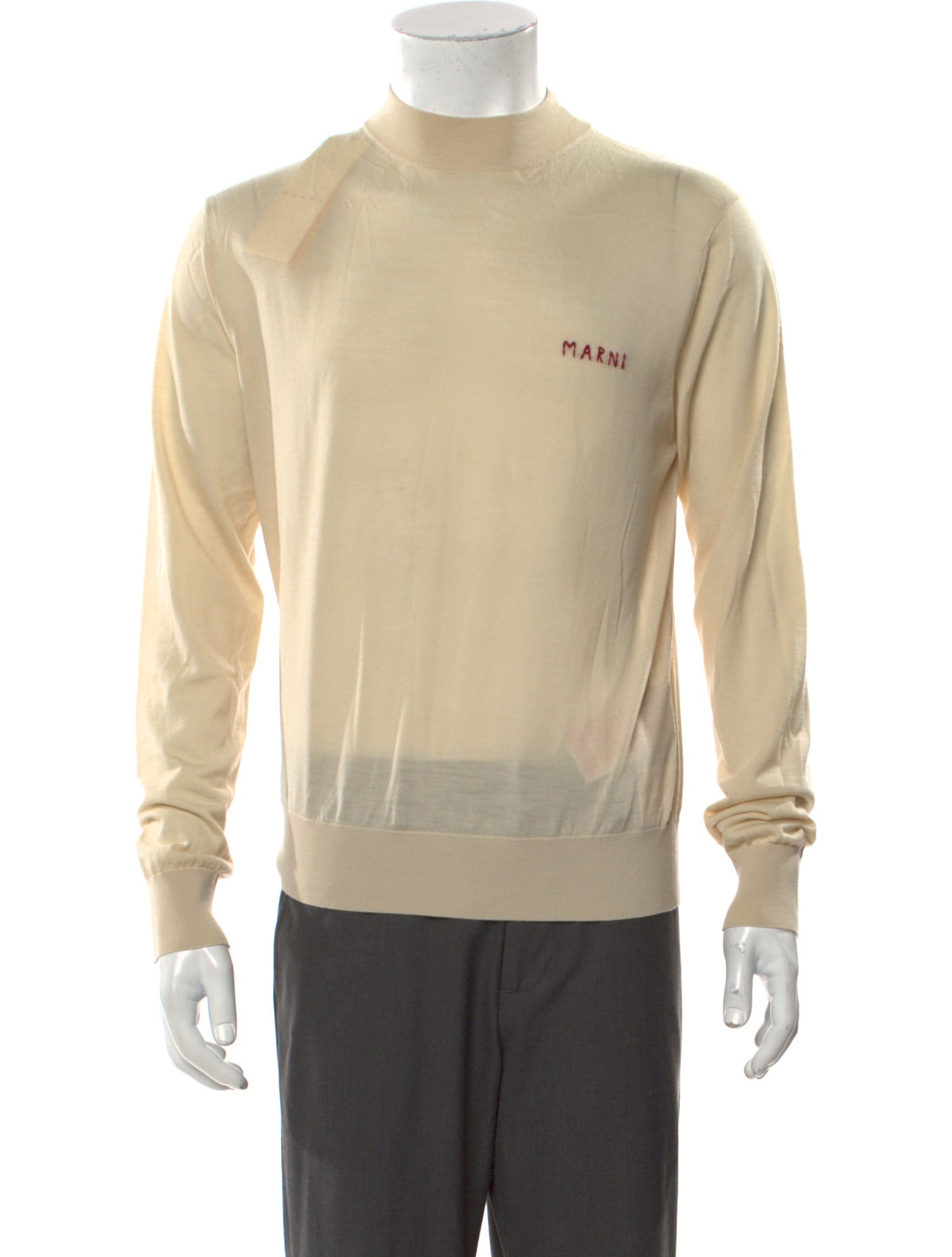 Marni Virgin Wool Graphic Print Pullover w/ Tags