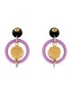 Marni Marni Resin & Crystal Suspension Drop Earrings