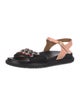 Marni Leather Colorblock Pattern Sandals