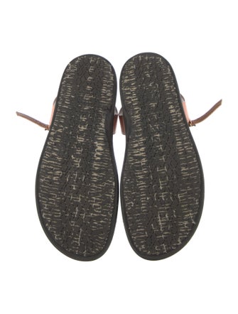 Marni Leather Colorblock Pattern Sandals