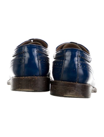 Marni Leather Eyelet Trim Oxfords