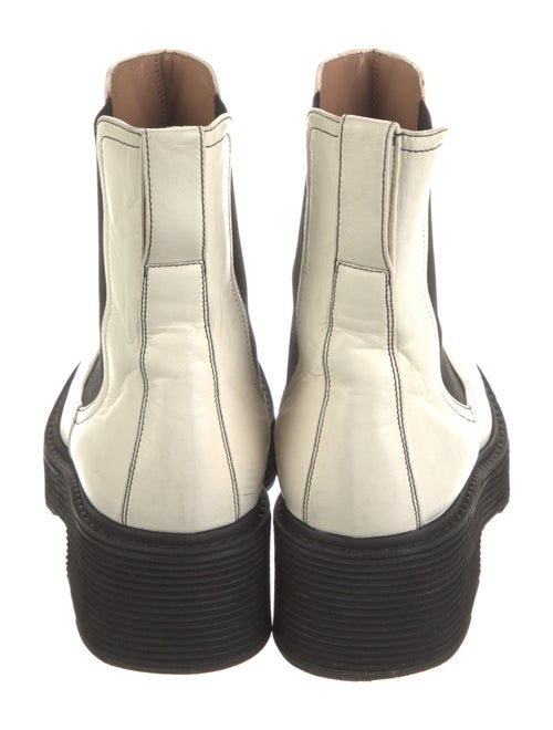 Marni Leather Colorblock Pattern Chelsea Boots