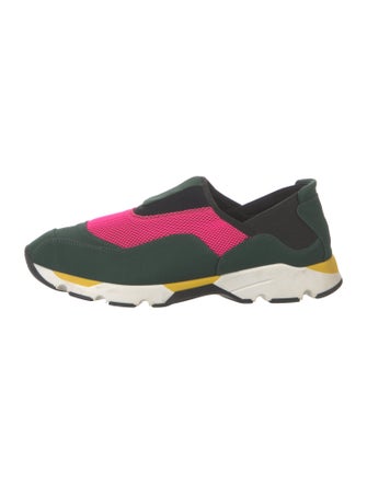 Marni Neoprene Colorblock Pattern Sneakers