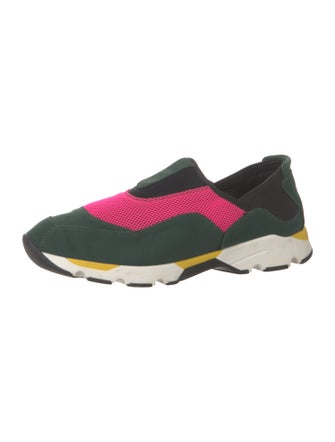 Marni Neoprene Colorblock Pattern Sneakers