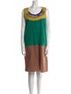 Marni Colorblock Pattern Knee-Length Dress