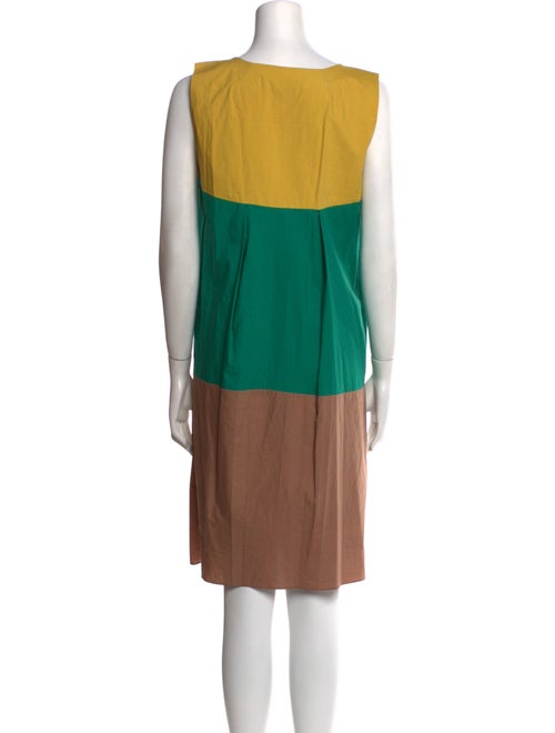 Marni Colorblock Pattern Knee-Length Dress