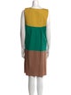 Marni Colorblock Pattern Knee-Length Dress