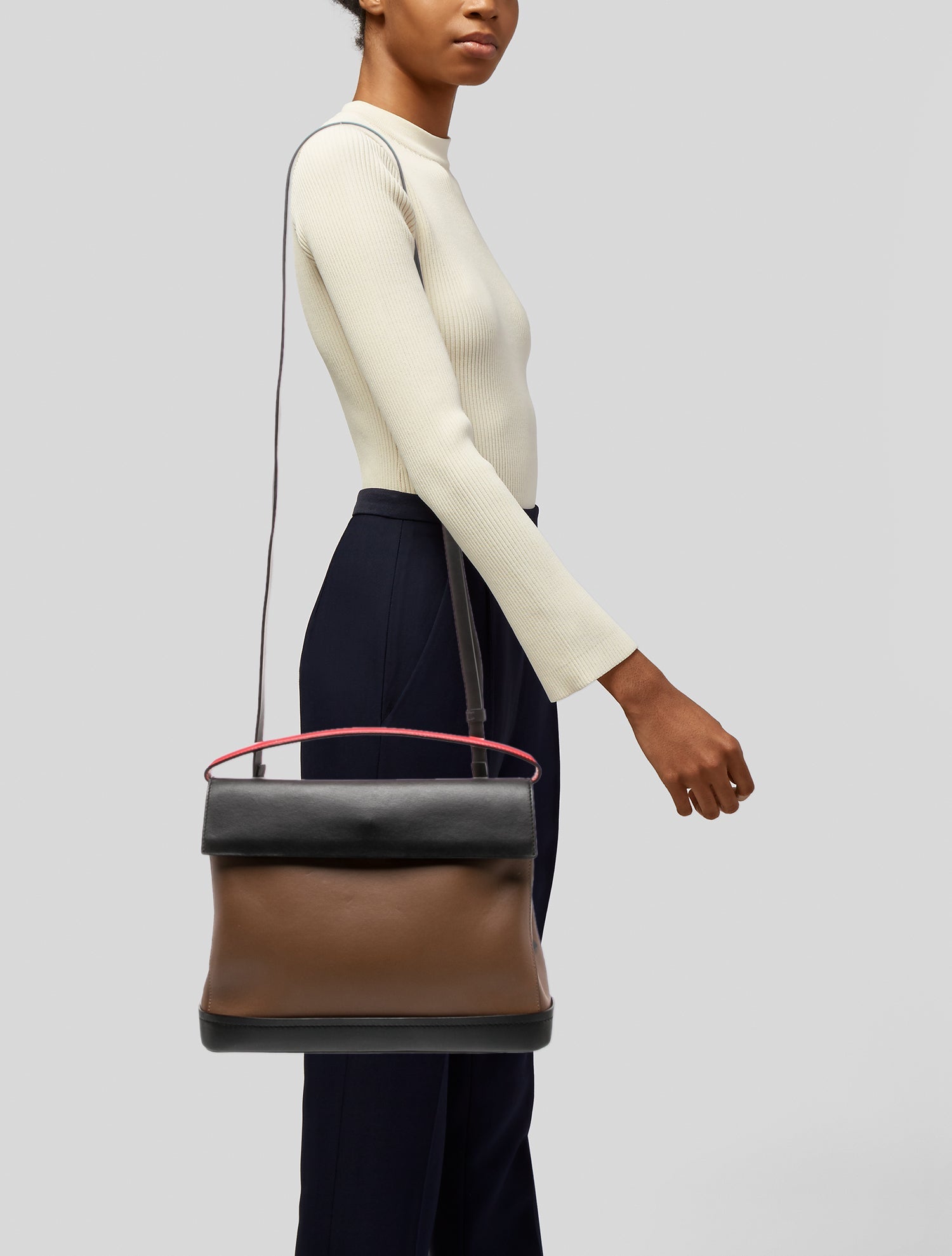 Marni Leather Top Handle Bag