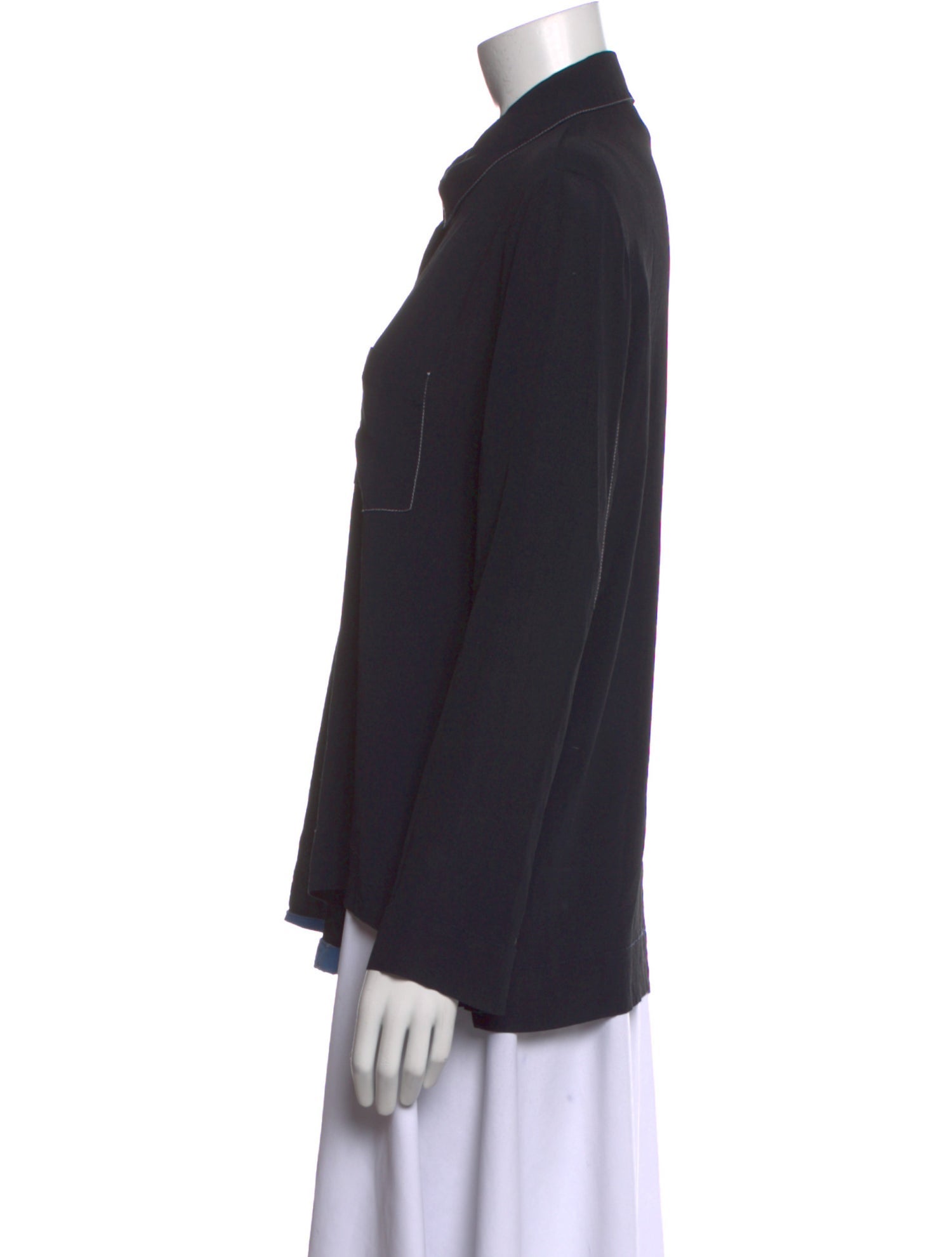 Marni Long Sleeve Button-Up Top