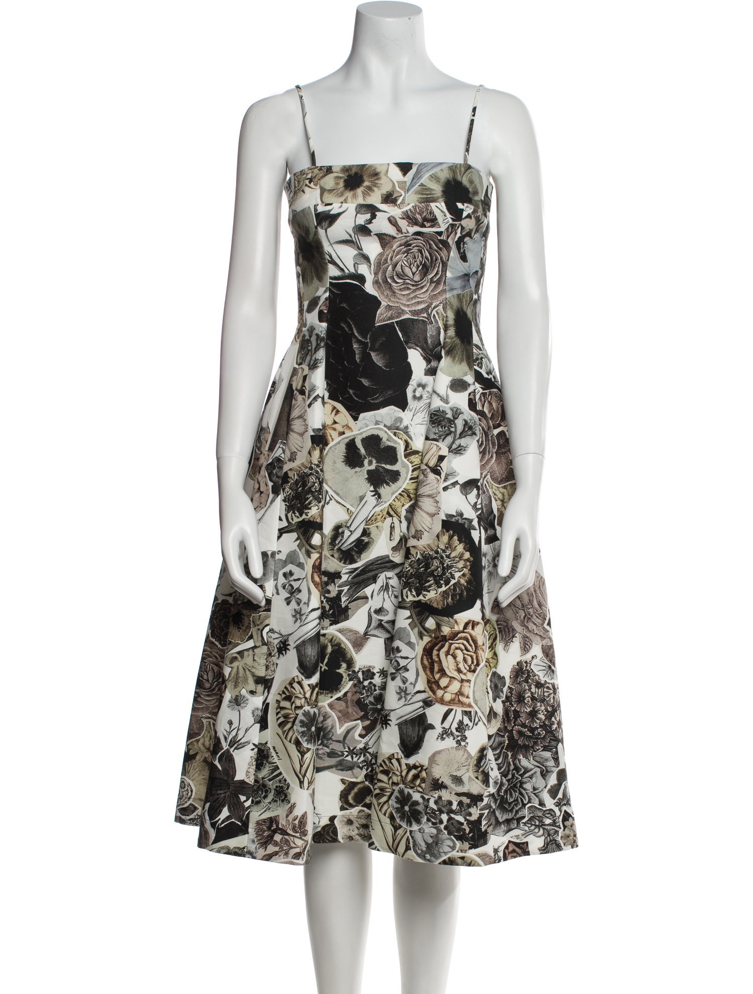 Marni Floral Print Midi Length Dress w/ Tags