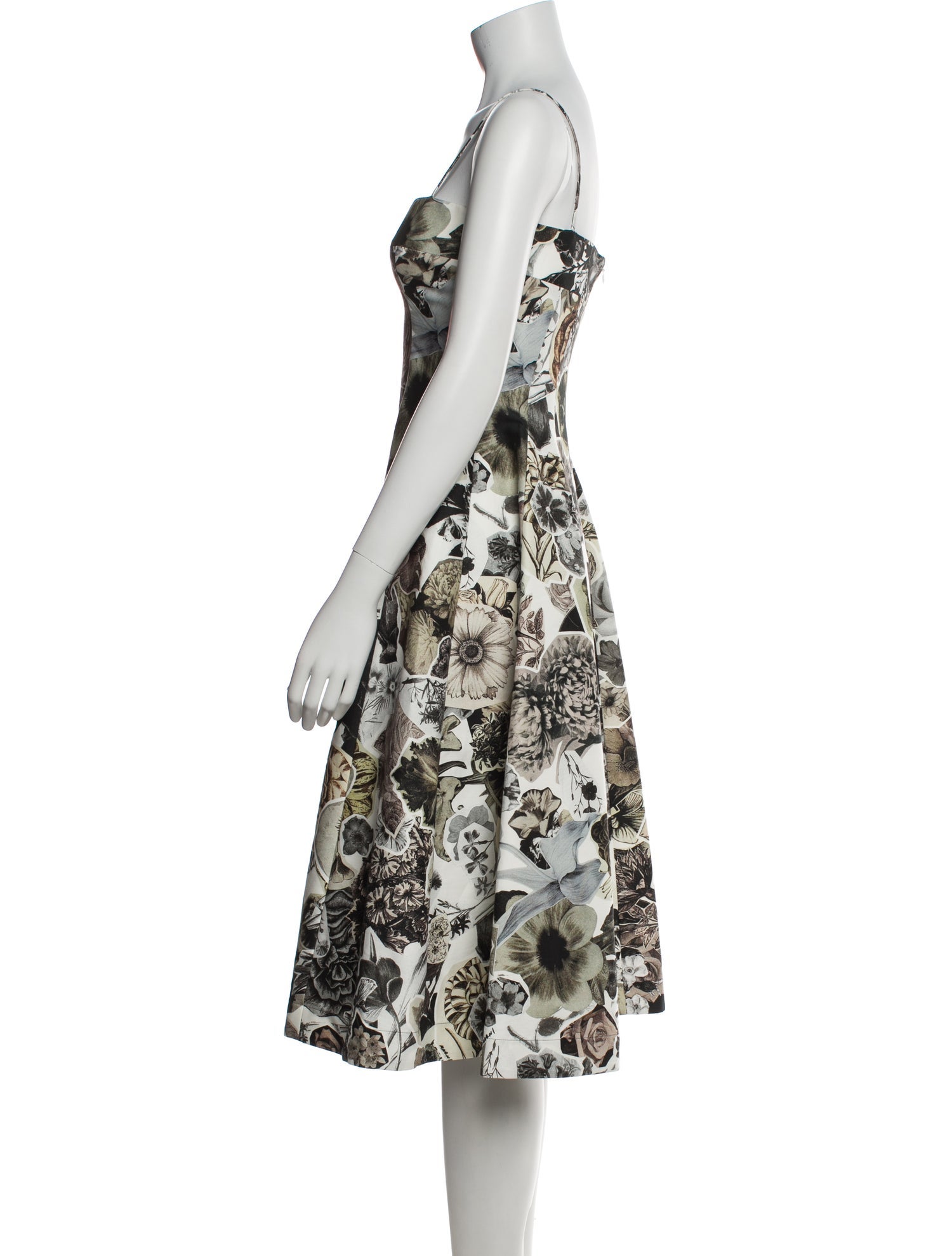 Marni Floral Print Midi Length Dress w/ Tags