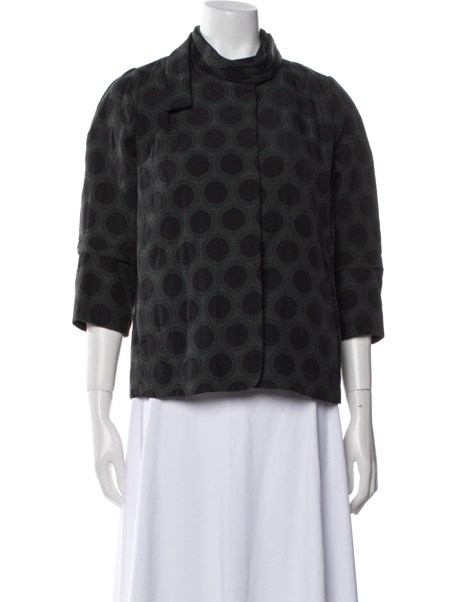 Marni Printed Faux Fur Jacket