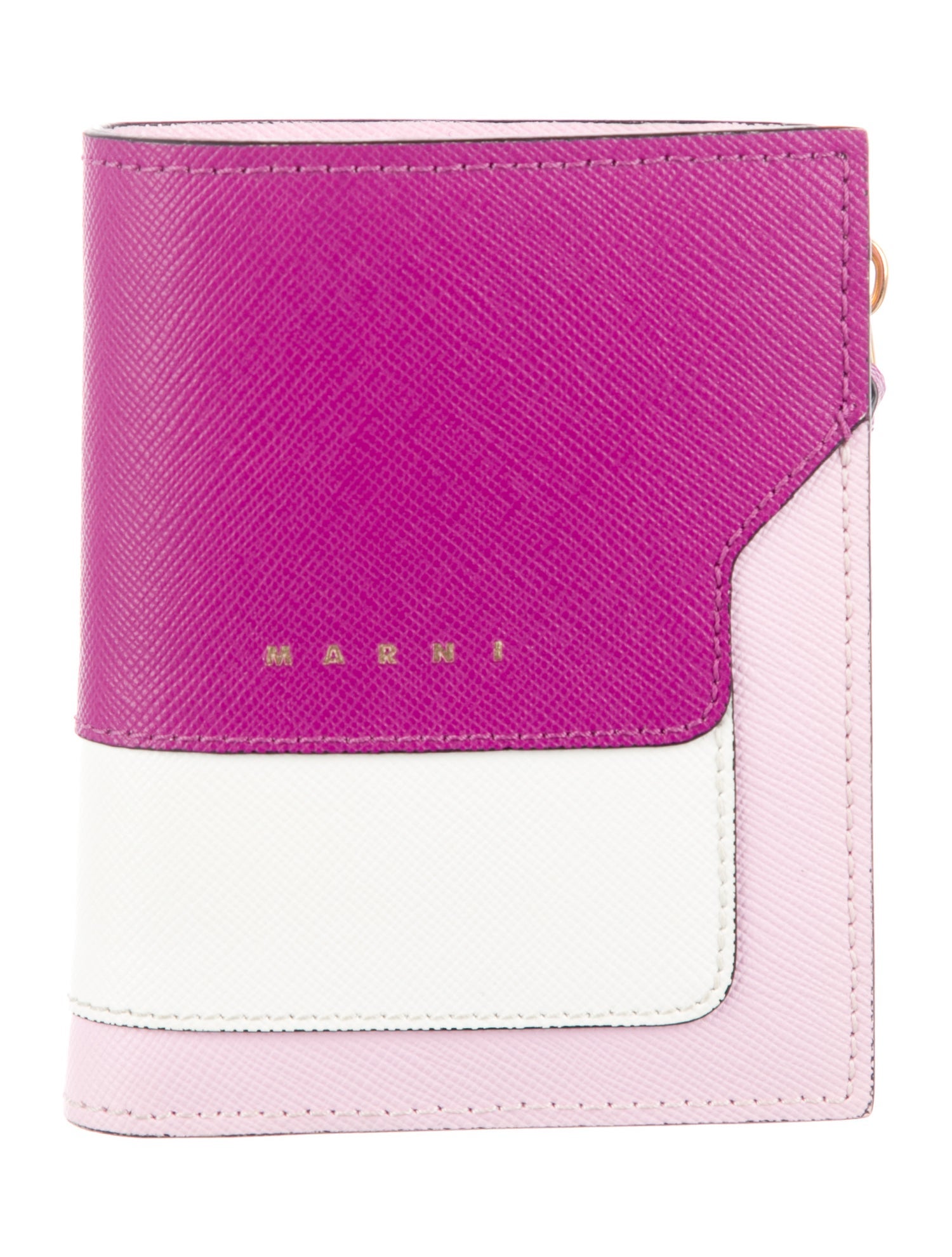 Marni Leather Printed Bifold Wallet