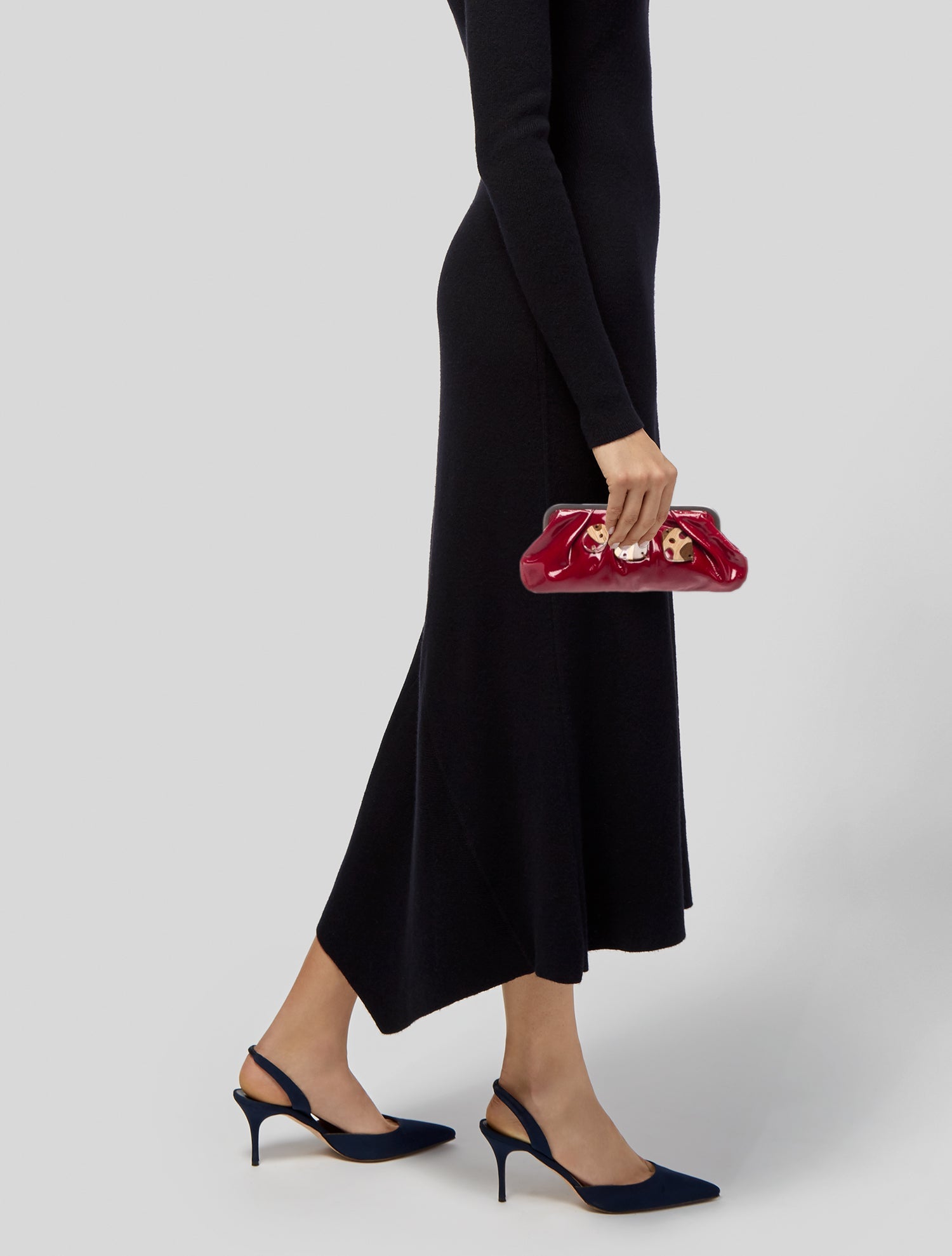 Marni Patent Leather Evening Bag