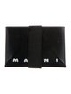 Marni Leather Graphic Print Wallet