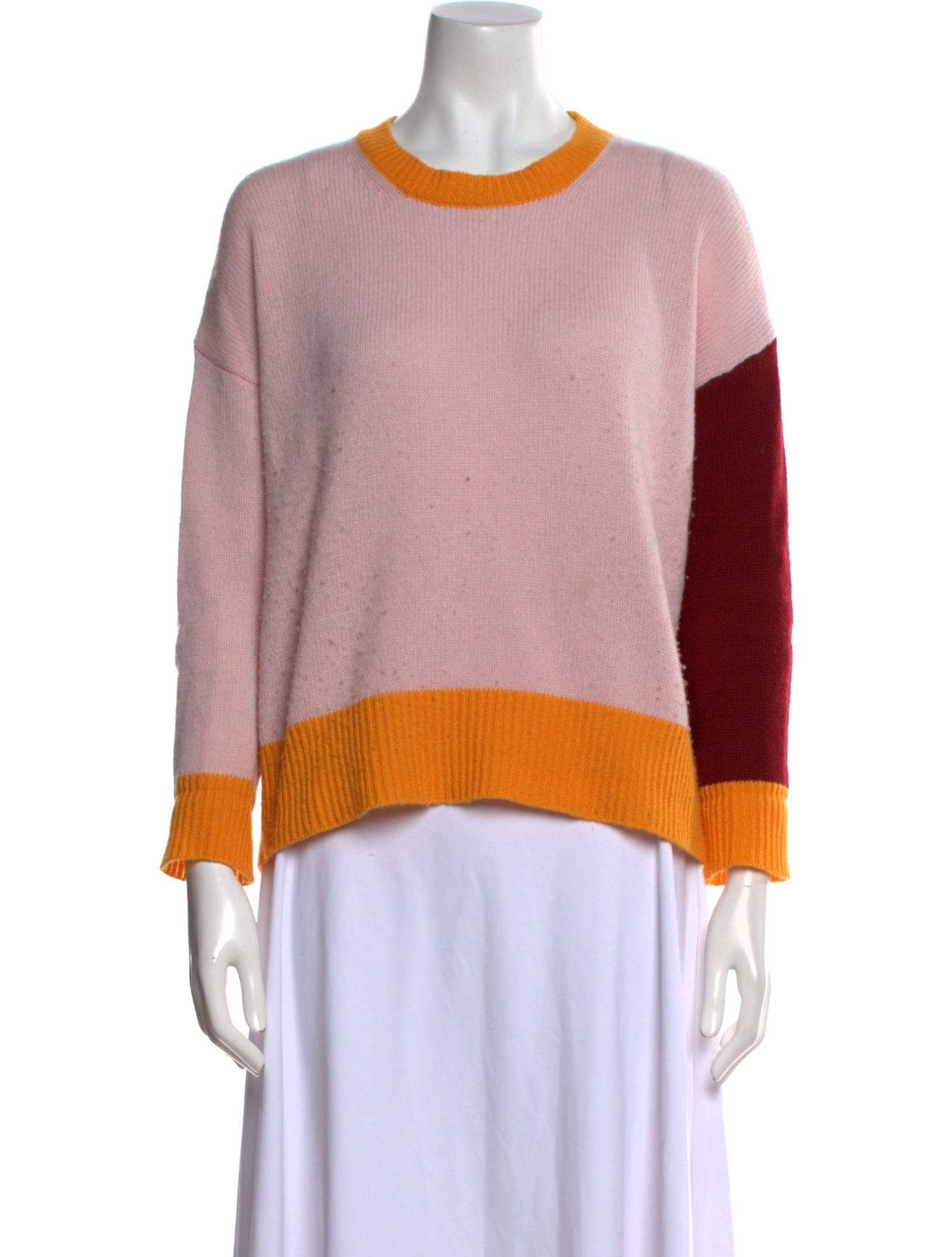 Marni Cashmere Colorblock Pattern Sweater