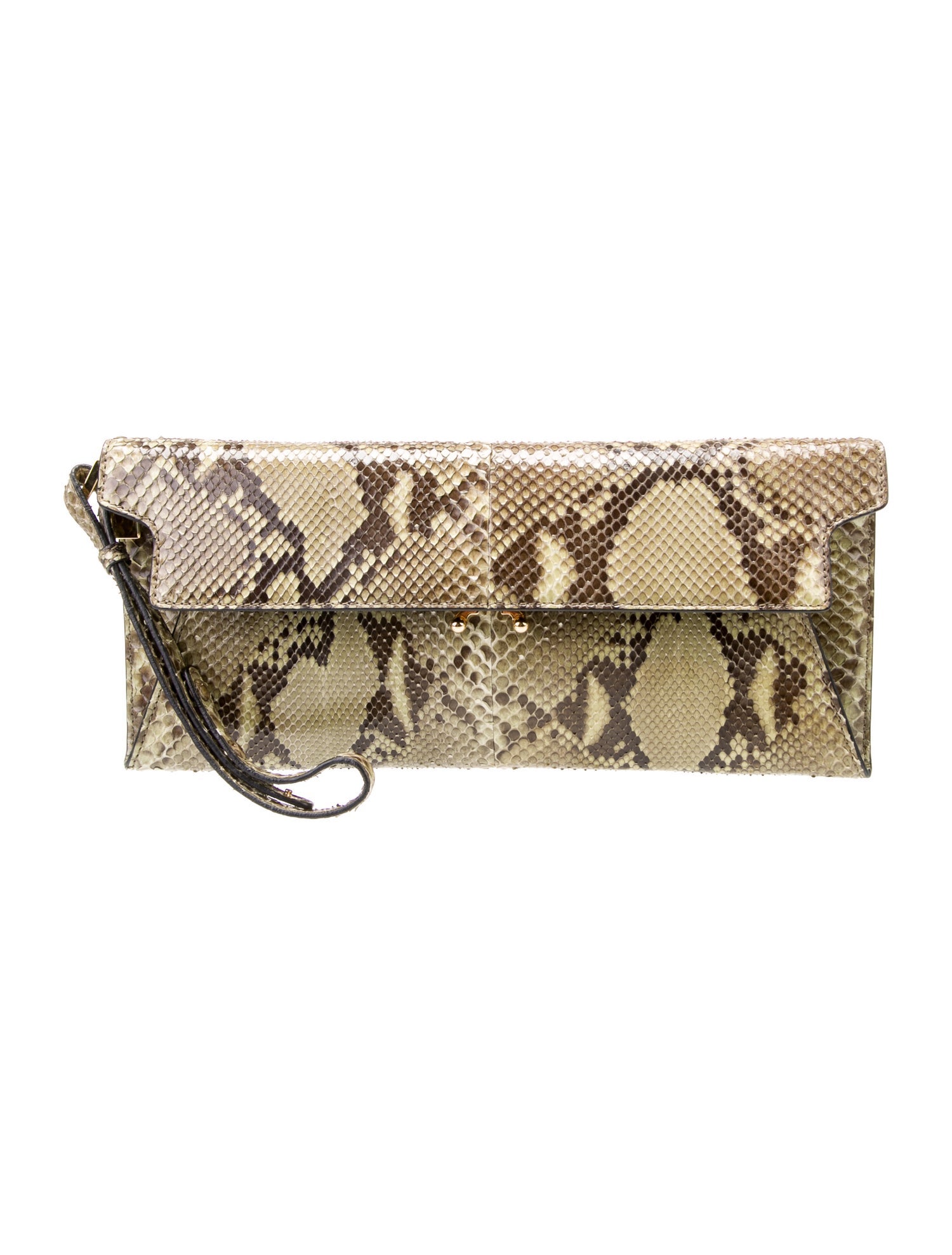 Marni Embossed Leather Clutch