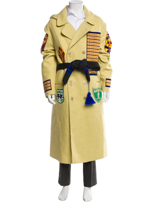 Marni Virgin Wool Graphic Print Coat