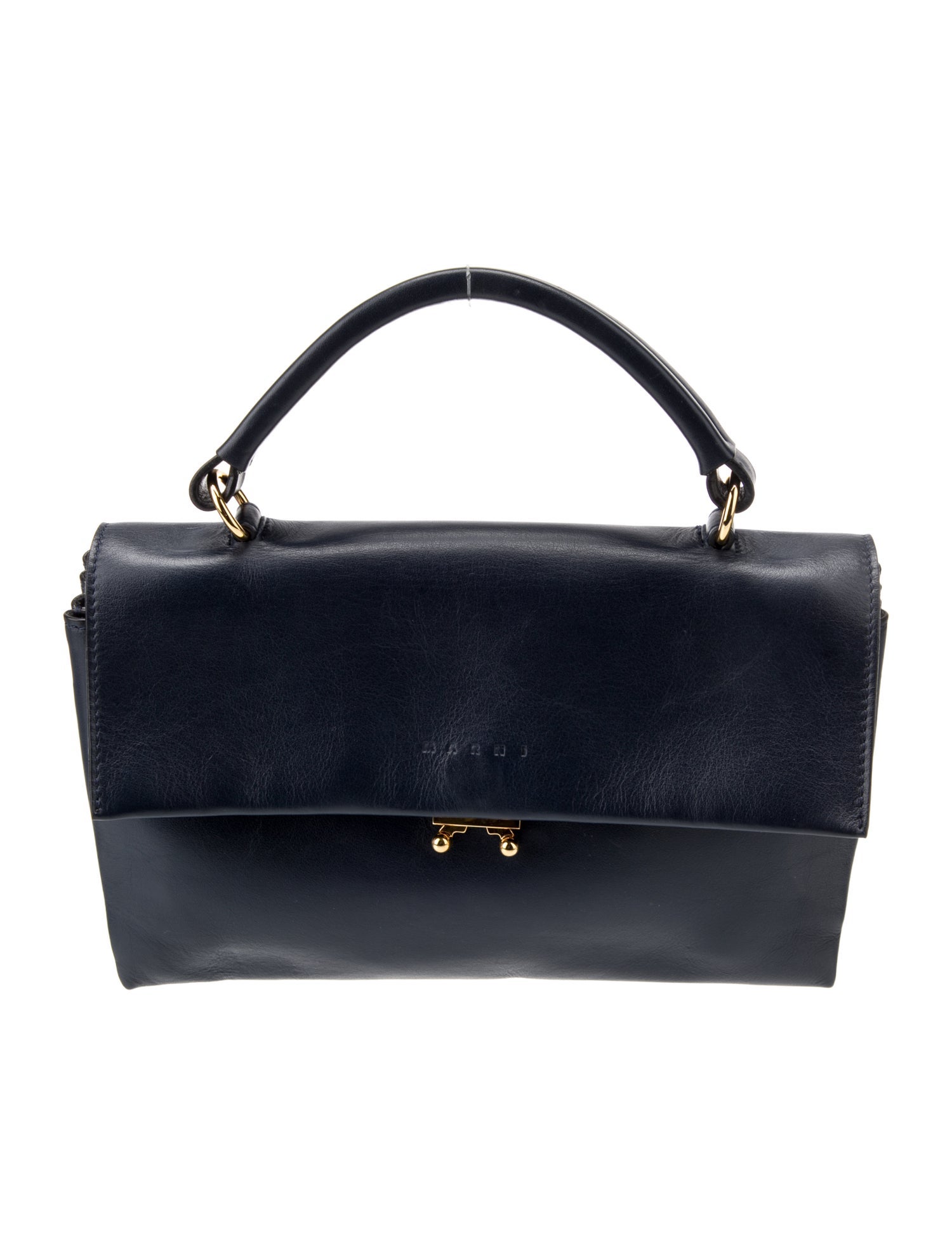 Marni Leather Top Handle Bag