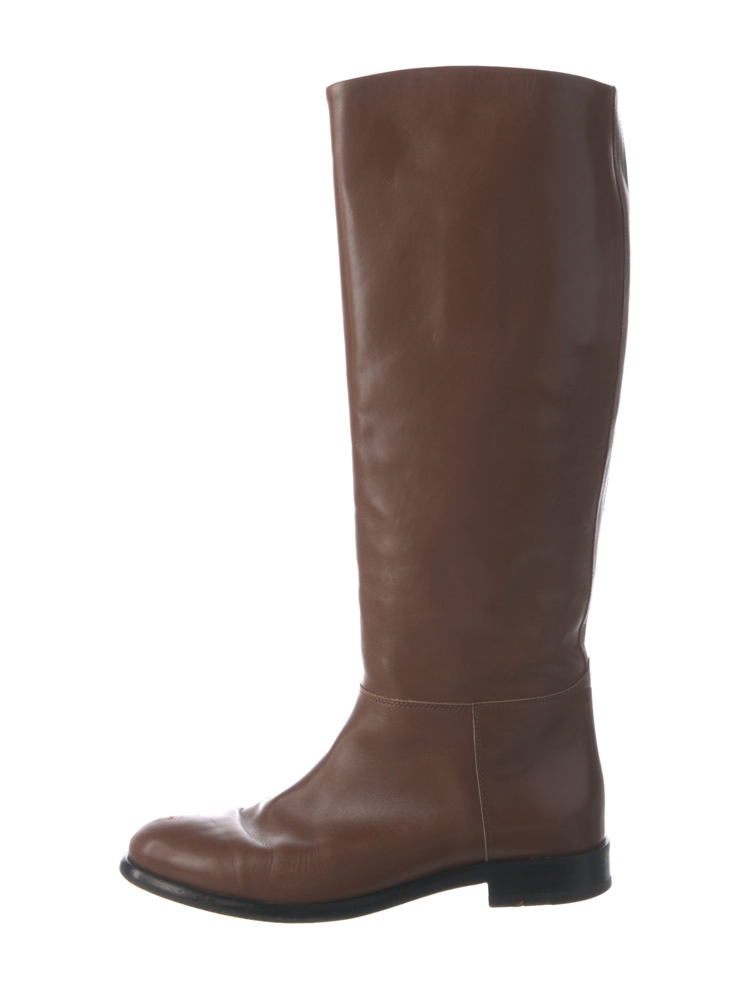 Marni Leather Riding Boots