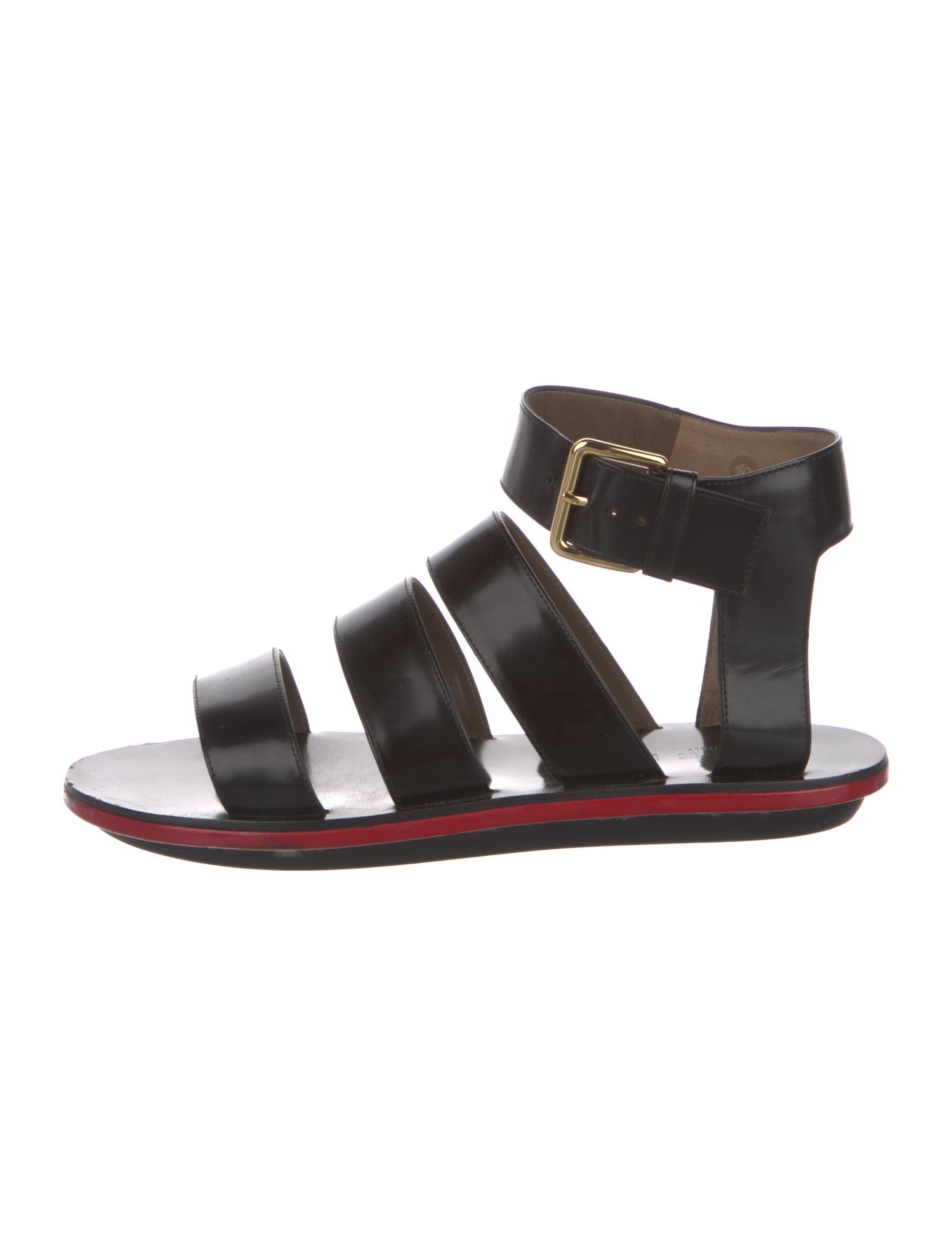Marni Patent Leather Gladiator Sandals