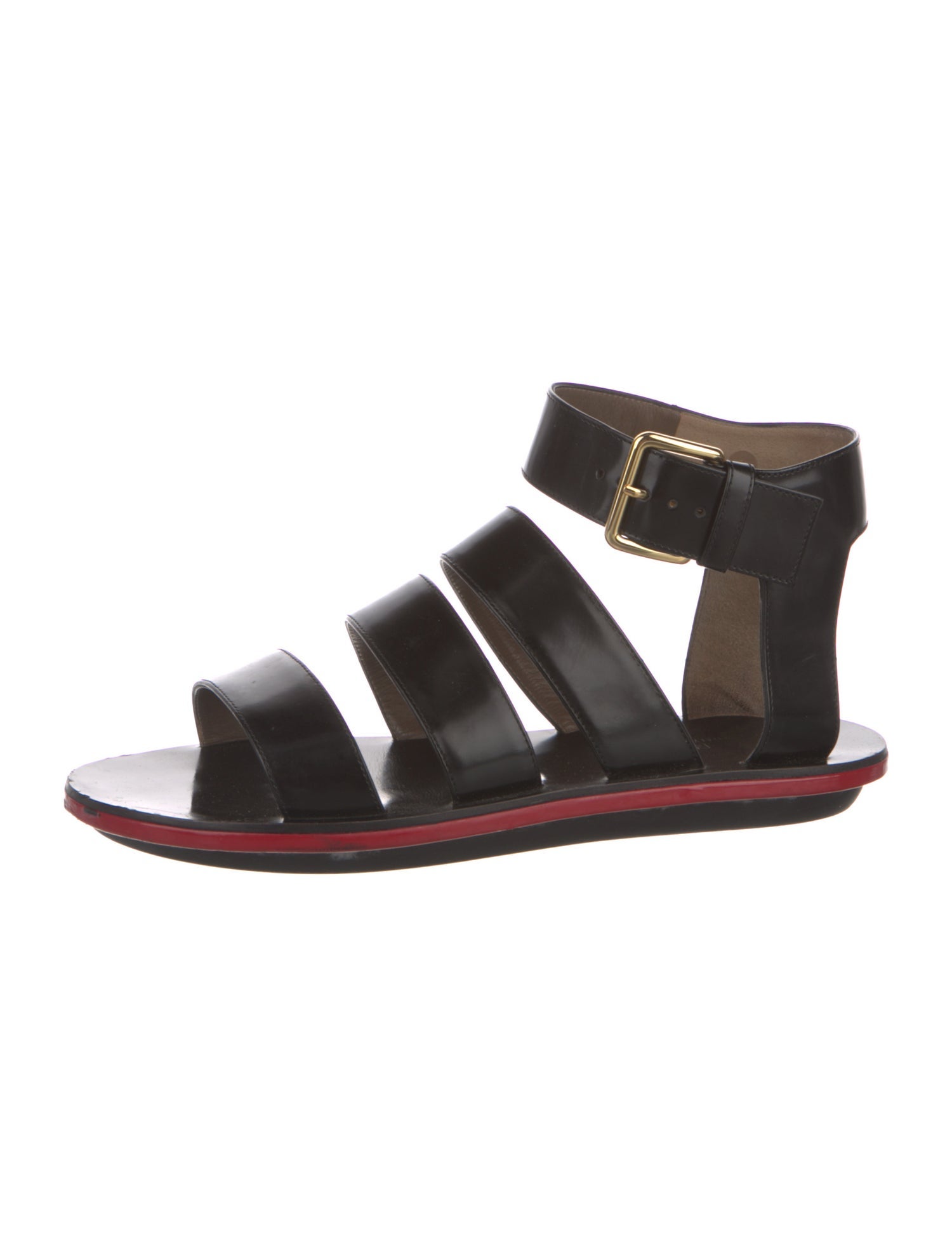 Marni Patent Leather Gladiator Sandals