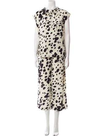 Marni Silk Printed Pant Set