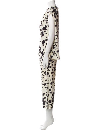 Marni Silk Printed Pant Set