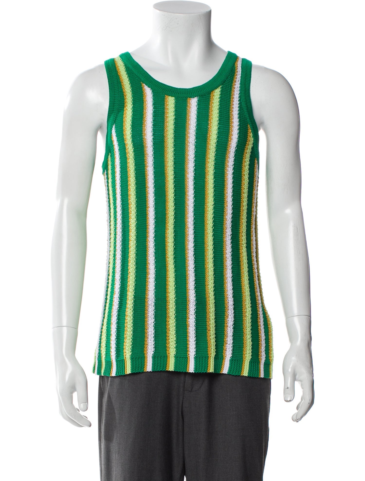 Marni Striped Scoop Neck Sweater Vest w/ Tags