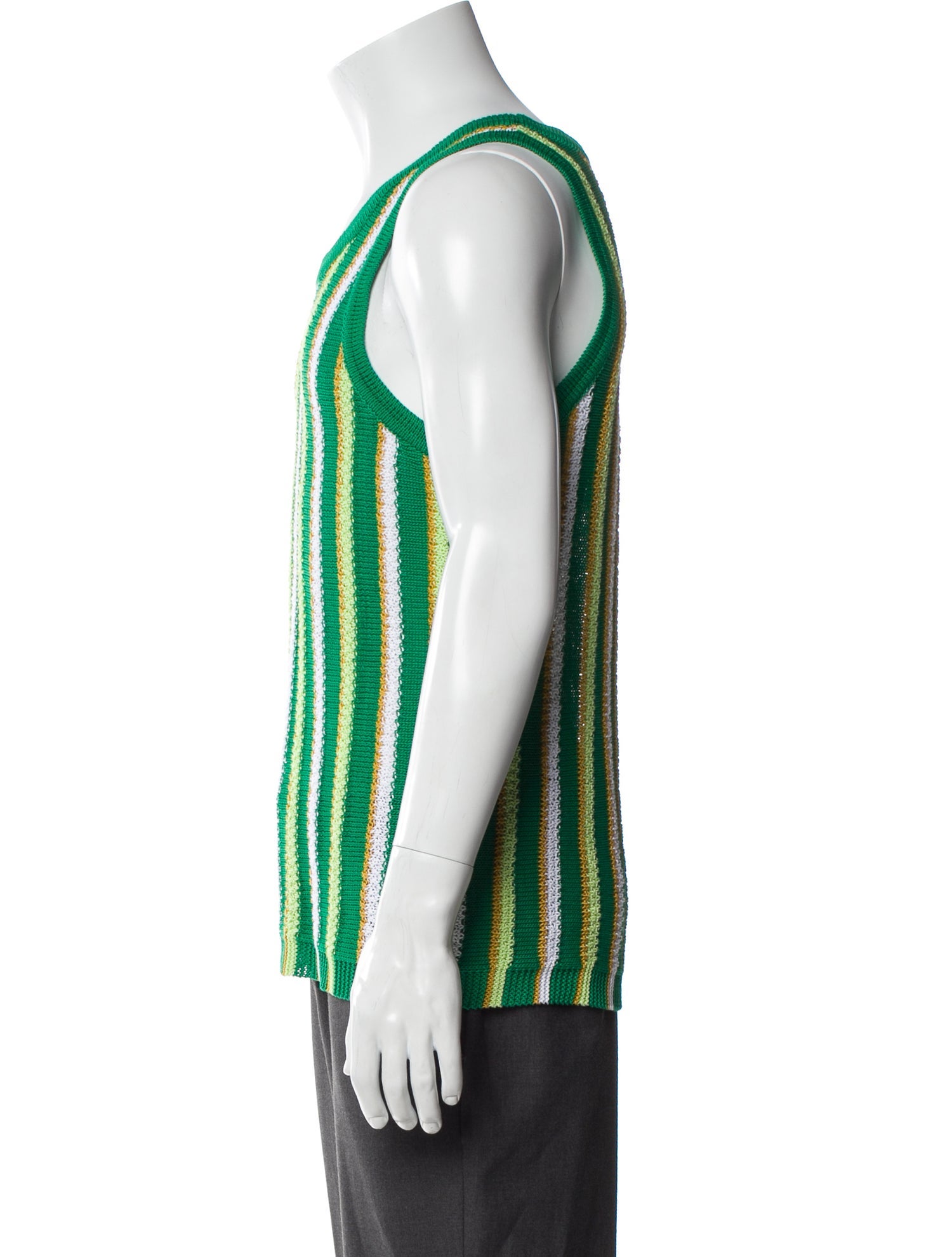 Marni Striped Scoop Neck Sweater Vest w/ Tags