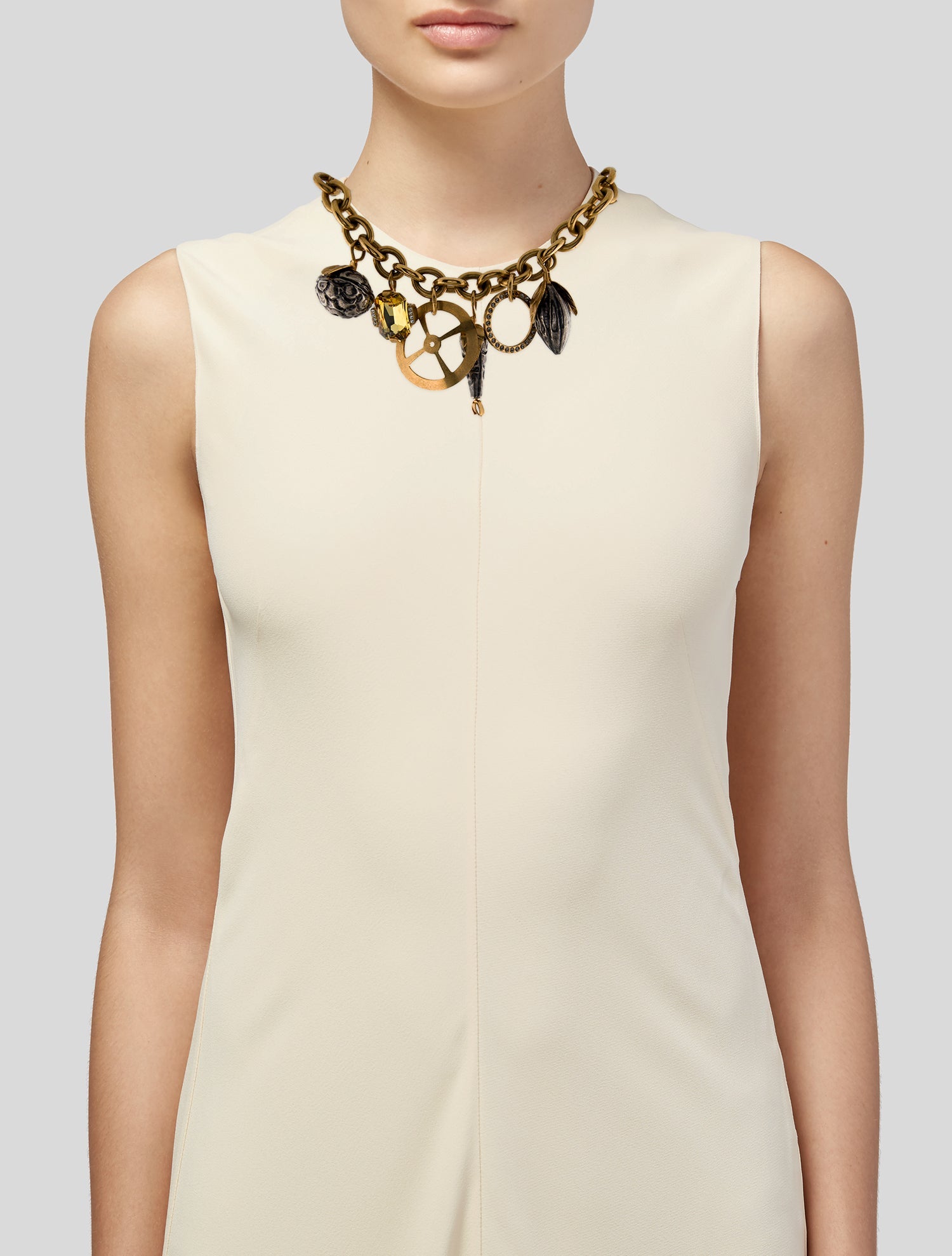 Marni Crystal Statement Collar Necklace