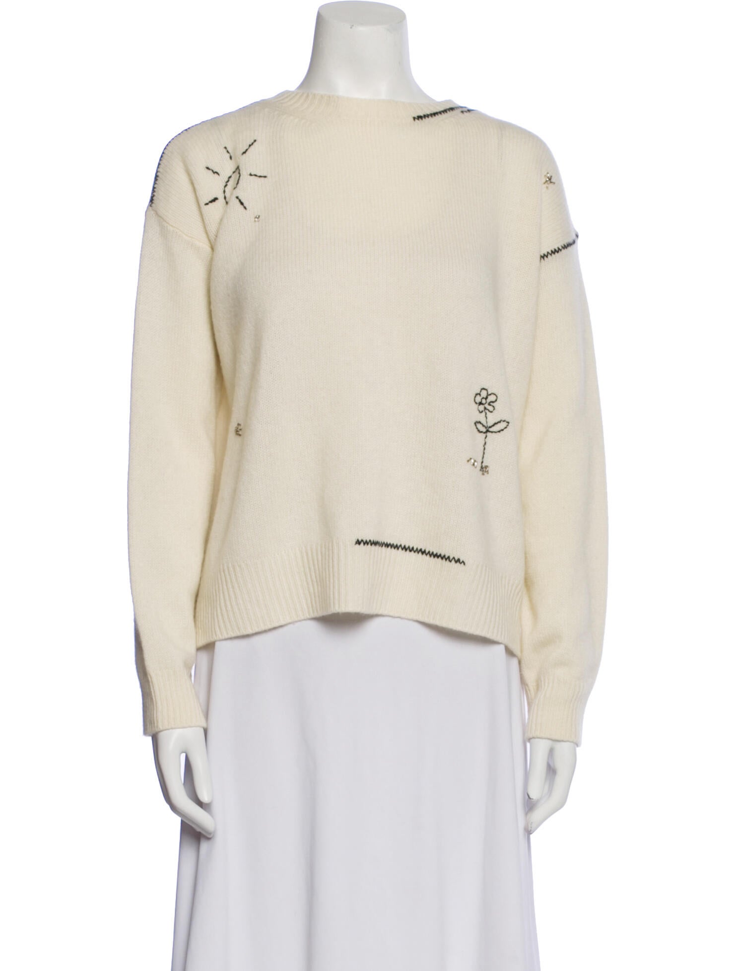 Marni Cashmere Bateau Neckline Sweater