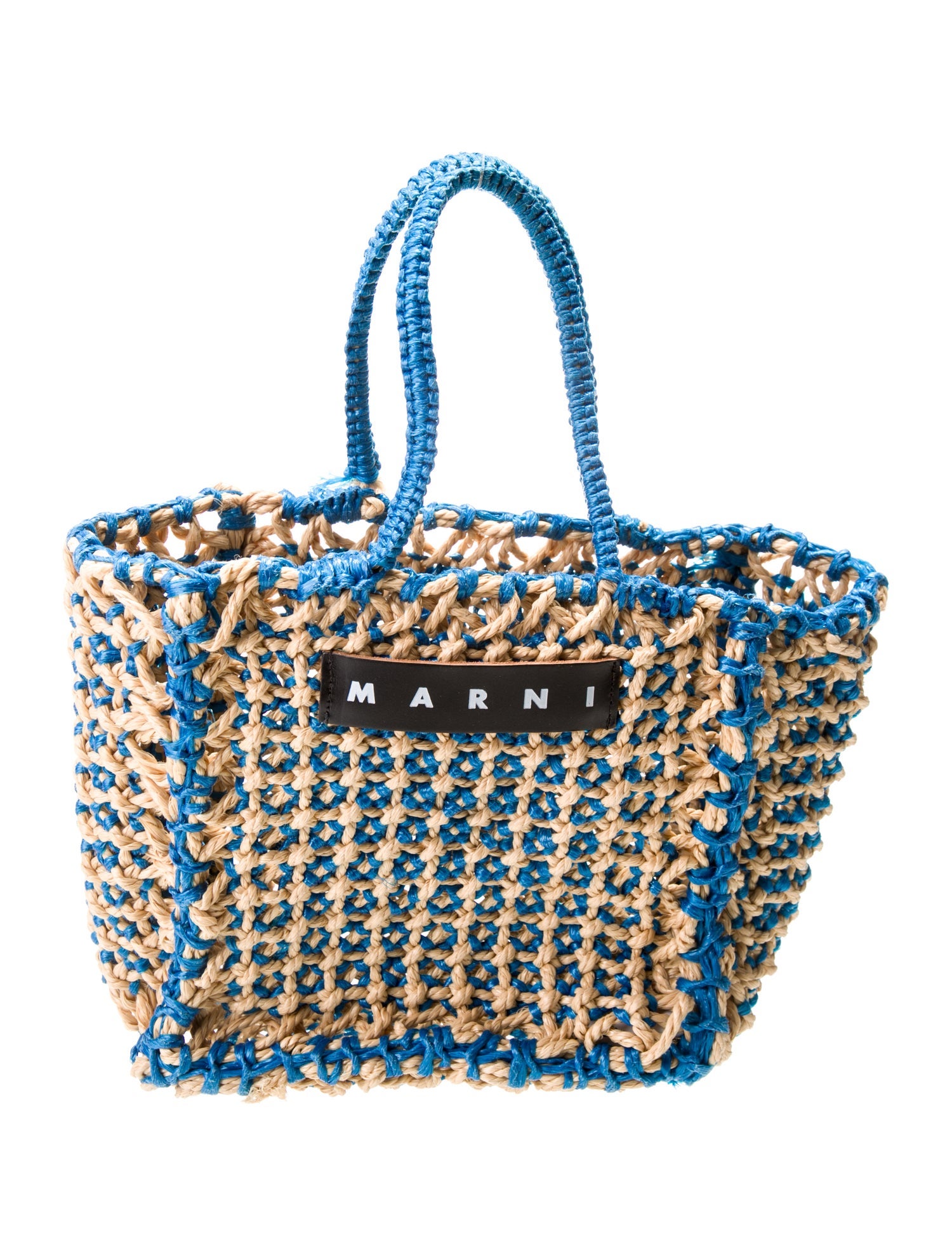 Marni Raffia Top Handle Bag