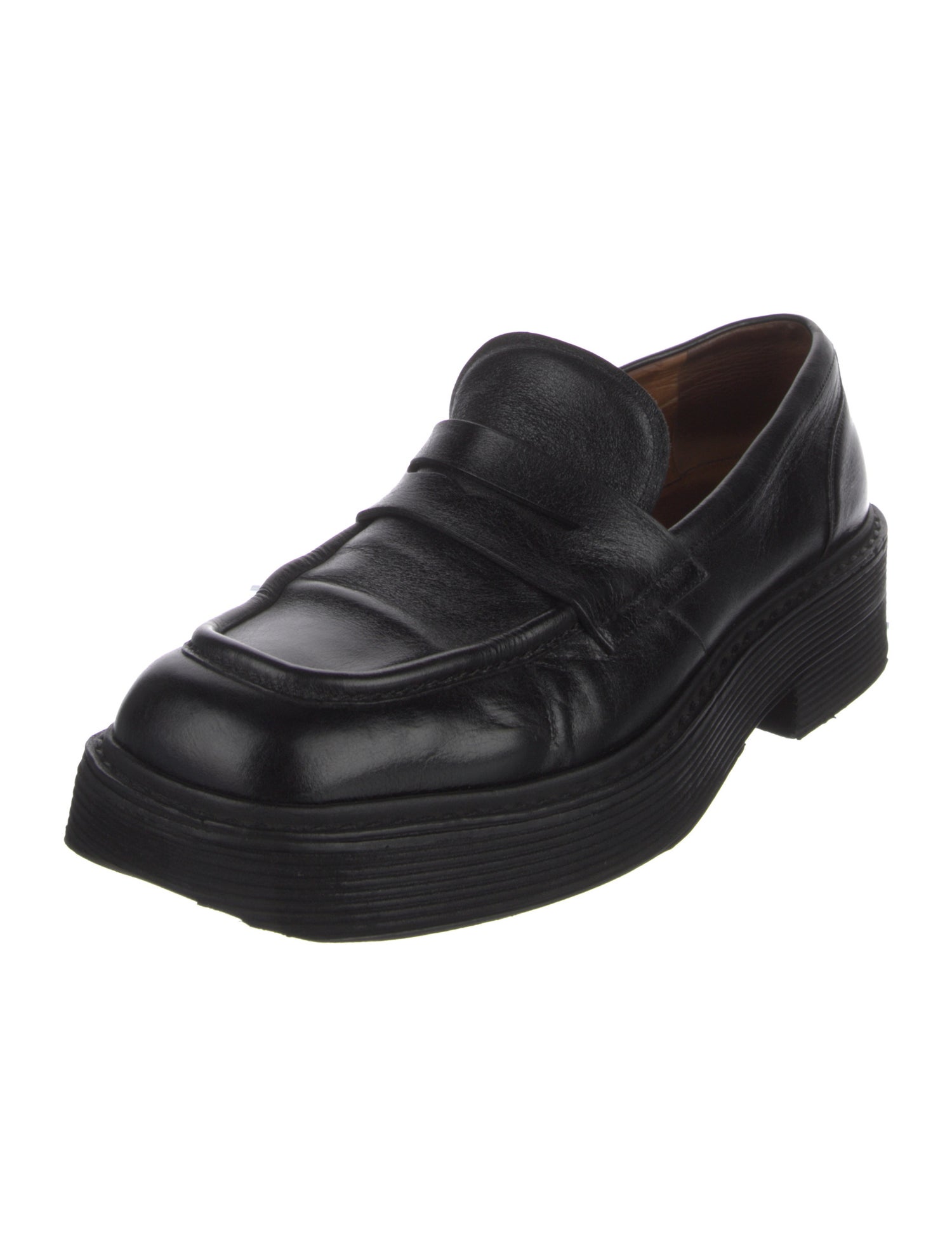 Marni Leather Dress Loafers