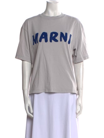 Marni Graphic Print Crew Neck T-Shirt